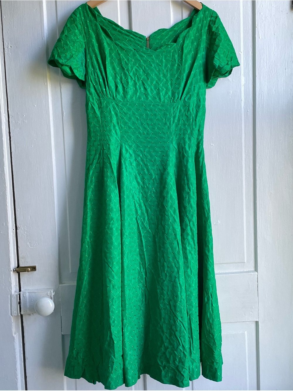 Vintage 50s/60s Handmade Green Dress